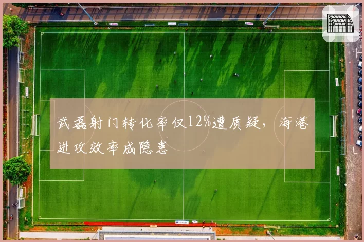 武磊射门转化率仅12%遭质疑，海港进攻效率成隐患